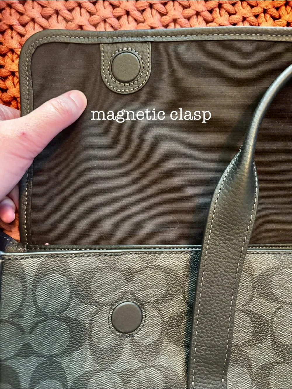 NWOT Coach Sullivan Portfolio Briefcase in Signature Canvas
